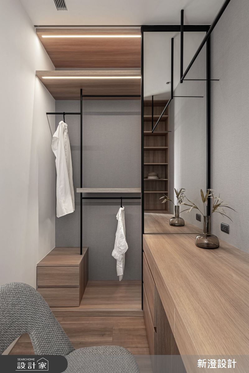 43坪中古屋(5~15年)＿現代風更衣間案例圖片＿新澄設計＿新澄_66之23