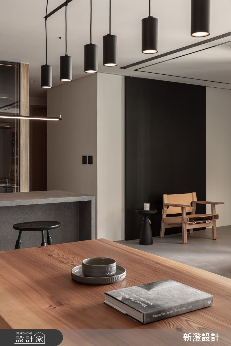 43坪新成屋(5年以下)＿日式無印風餐廳中島案例圖片＿新澄設計＿新澄_67之12