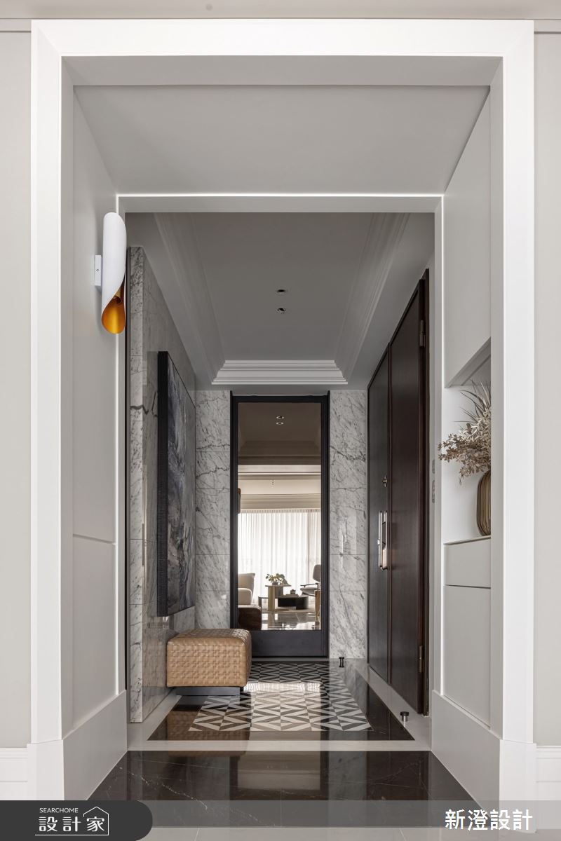 52坪新成屋(5年以下)＿新美式玄關案例圖片＿新澄設計＿新澄_68之2