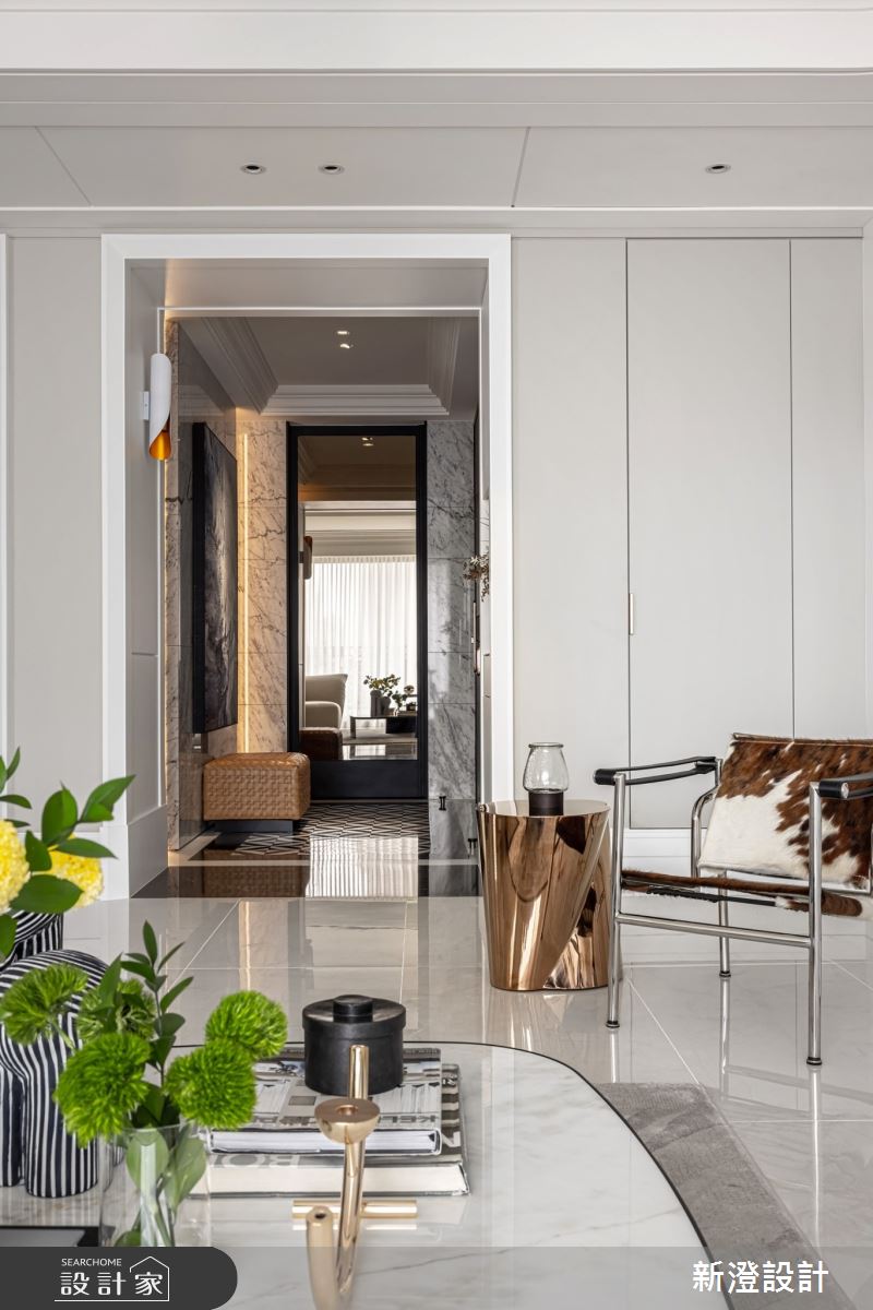 52坪新成屋(5年以下)＿新美式玄關客廳案例圖片＿新澄設計＿新澄_68之3