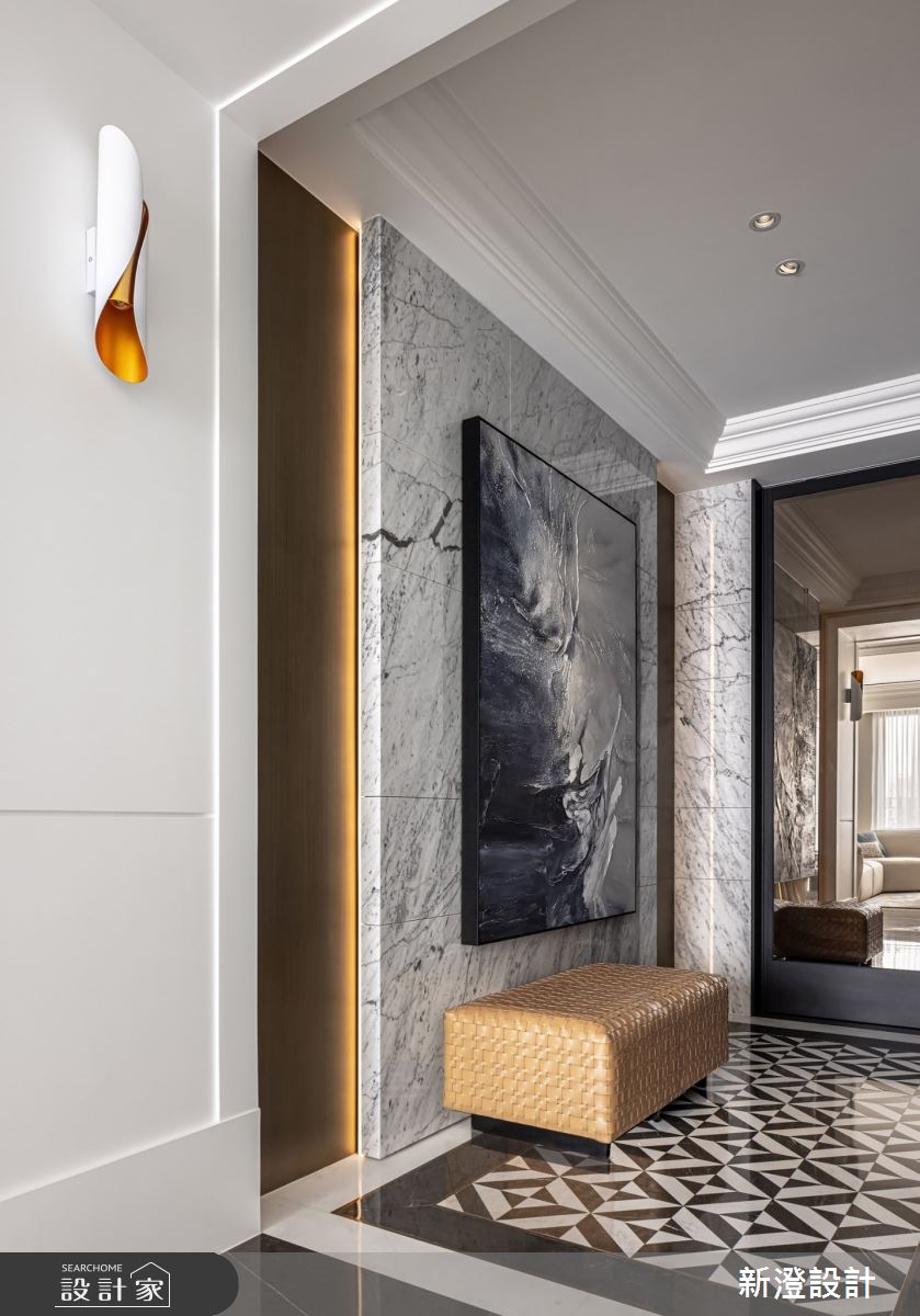 52坪新成屋(5年以下)＿新美式玄關案例圖片＿新澄設計＿新澄_68之1