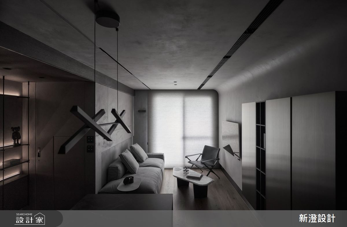10坪新成屋(5年以下)＿現代風客廳案例圖片＿新澄設計＿新澄_70之2