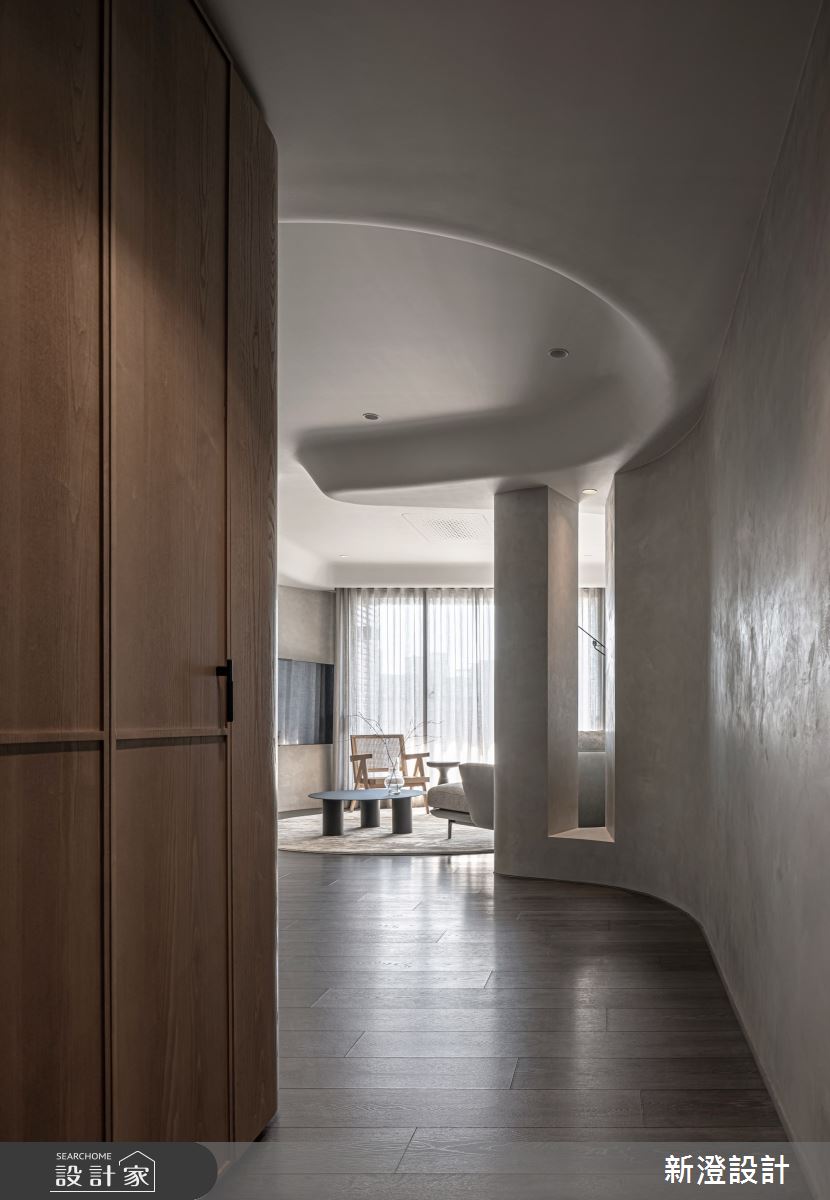 32坪新成屋(5年以下)＿現代風玄關客廳案例圖片＿新澄設計＿新澄_71之1