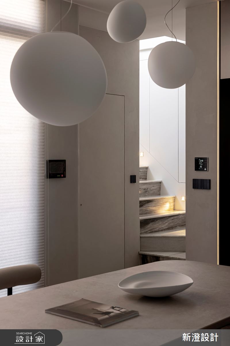87坪新成屋(5年以下)＿現代風餐廳樓梯案例圖片＿新澄設計＿新澄_73之10