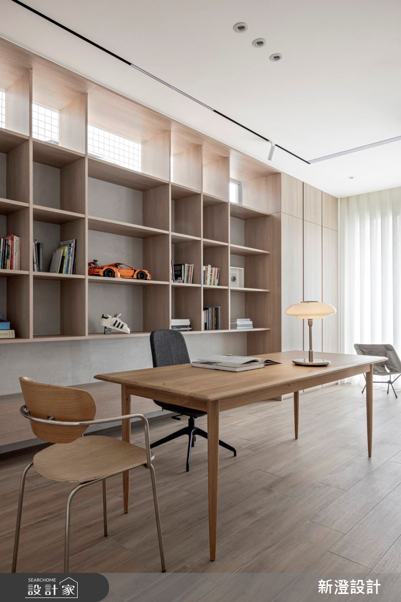 101坪老屋(31~40年)＿現代風書房工作區案例圖片＿新澄設計＿新澄_74之11