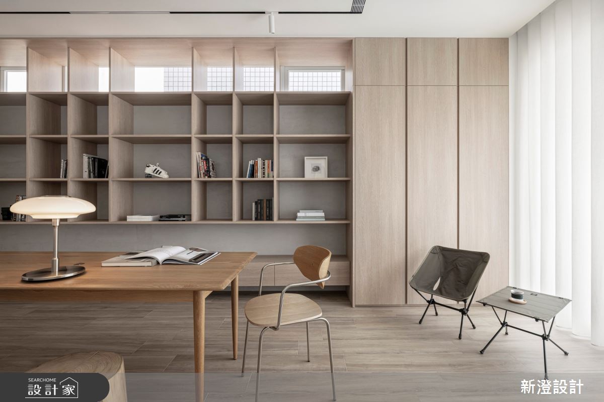 101坪老屋(31~40年)＿現代風書房工作區案例圖片＿新澄設計＿新澄_74之14