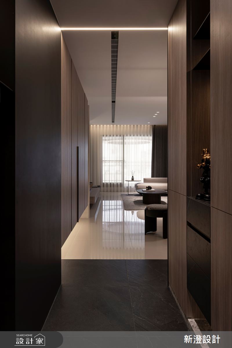 37坪新成屋(5年以下)＿現代風玄關客廳案例圖片＿新澄設計＿新澄_75之2