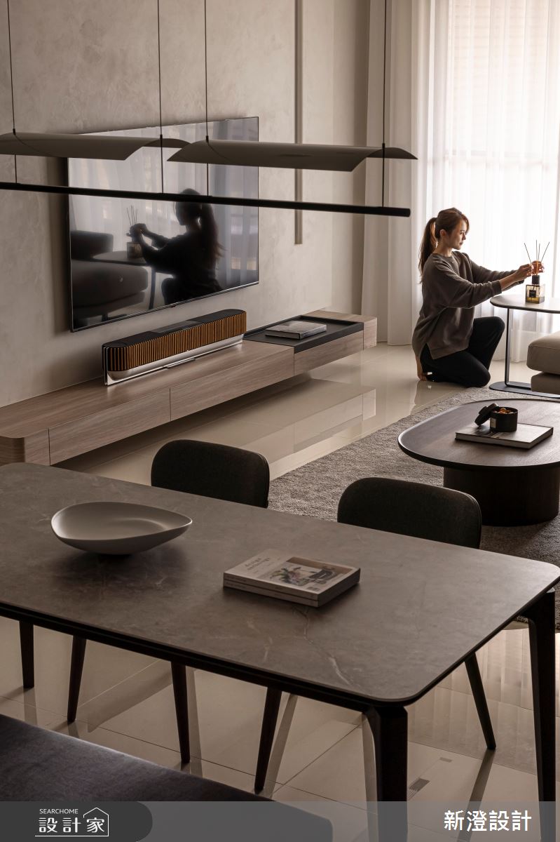 37坪新成屋(5年以下)＿現代風客廳餐廳案例圖片＿新澄設計＿新澄_75之14