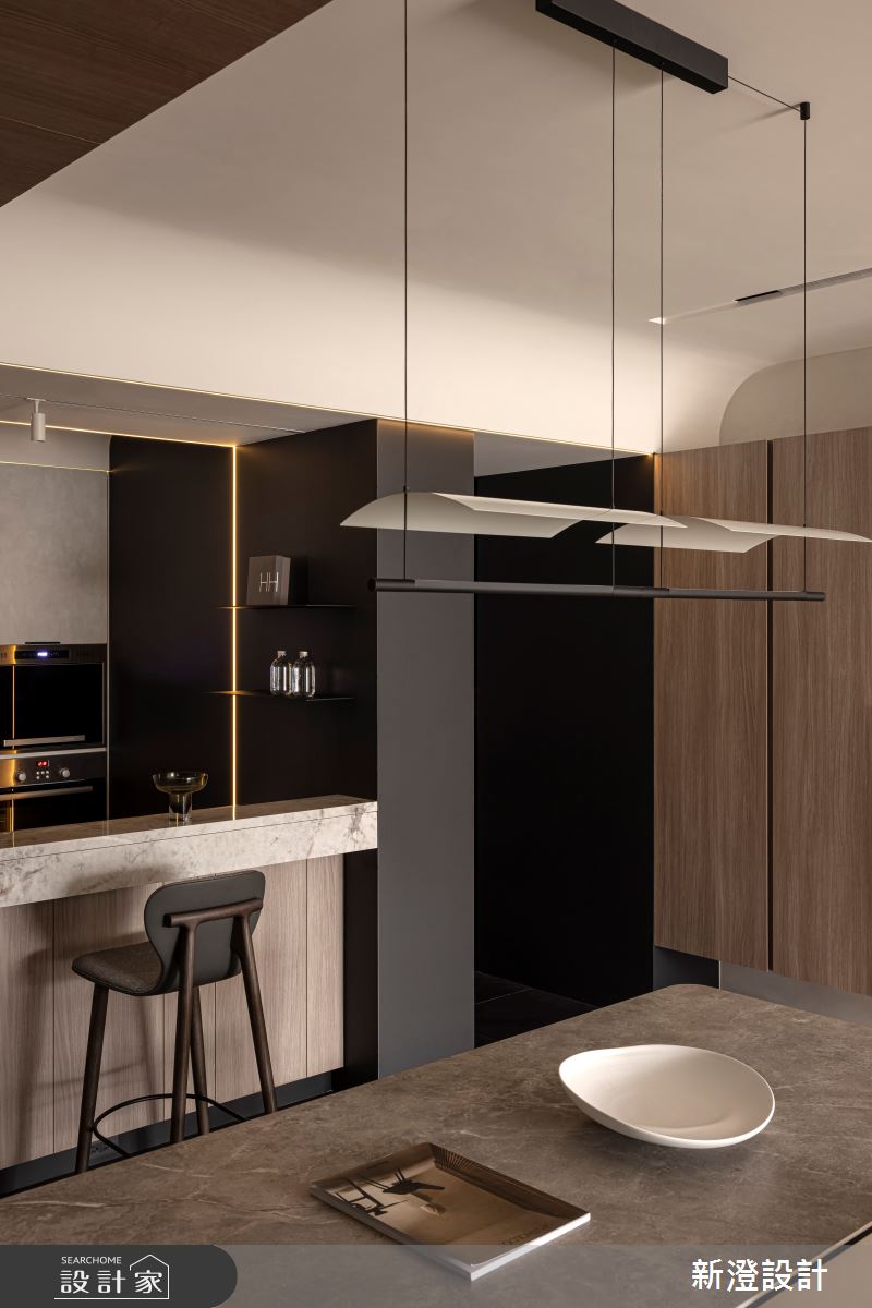 37坪新成屋(5年以下)＿現代風餐廳吧檯案例圖片＿新澄設計＿新澄_75之17