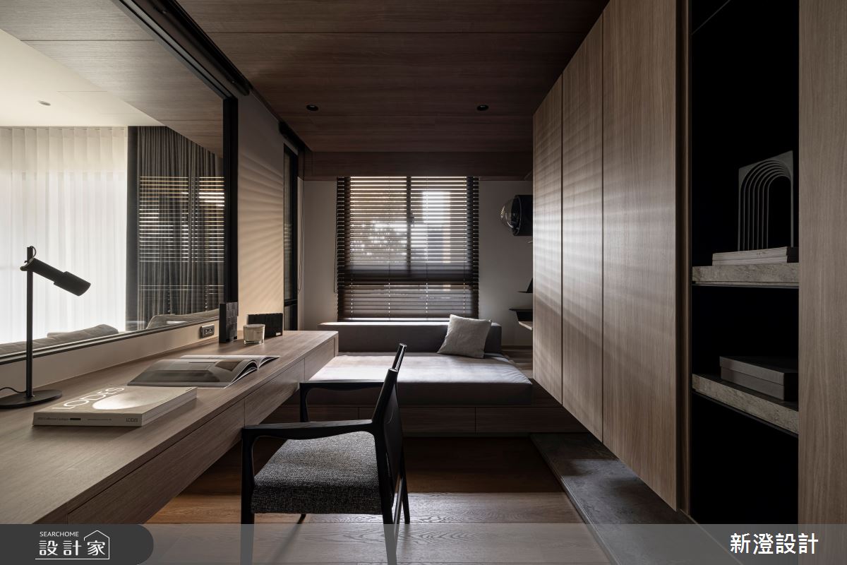 37坪新成屋(5年以下)＿現代風書房工作區臥榻案例圖片＿新澄設計＿新澄_75之18