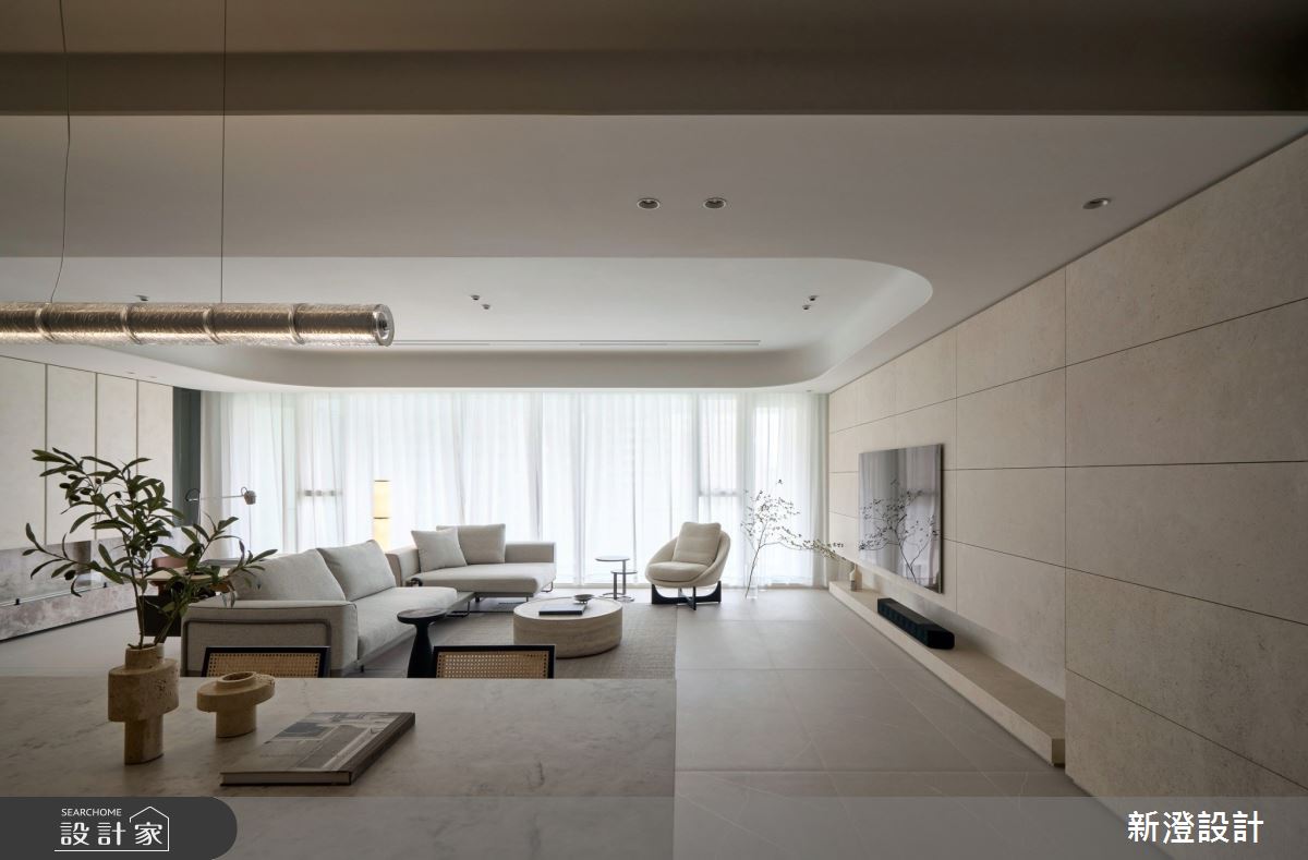 94坪毛胚屋＿現代風客廳案例圖片＿新澄設計＿新澄_77之5