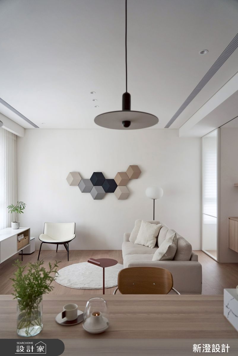 28坪新成屋(5年以下)＿北歐簡約風客廳餐廳案例圖片＿新澄設計＿新澄_81之2