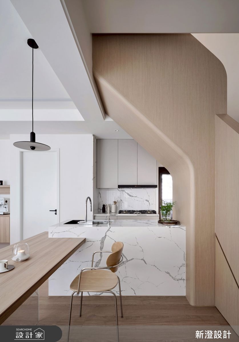 28坪新成屋(5年以下)＿北歐簡約風餐廳廚房案例圖片＿新澄設計＿新澄_81之7