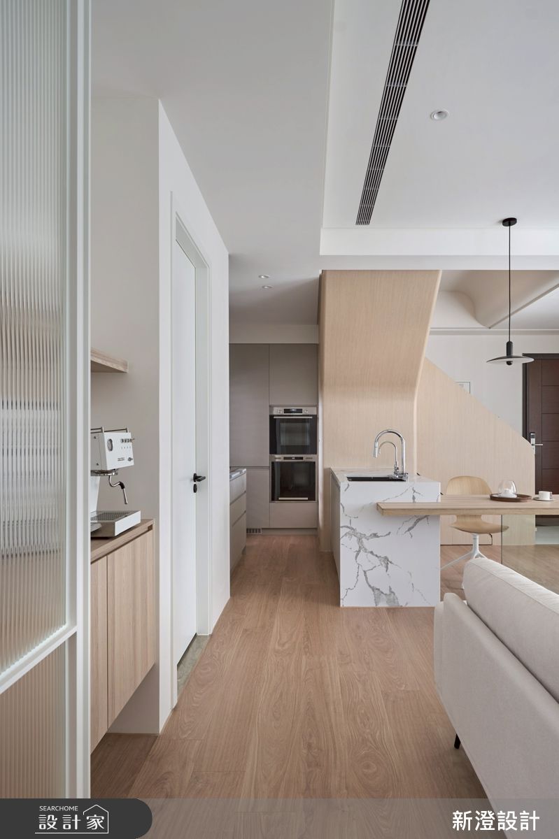 28坪新成屋(5年以下)＿北歐簡約風廚房中島案例圖片＿新澄設計＿新澄_81之10