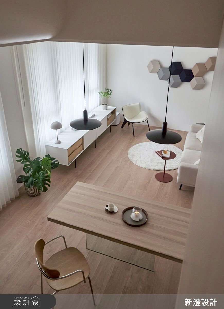 28坪新成屋(5年以下)＿北歐簡約風客廳餐廳案例圖片＿新澄設計＿新澄_81之15