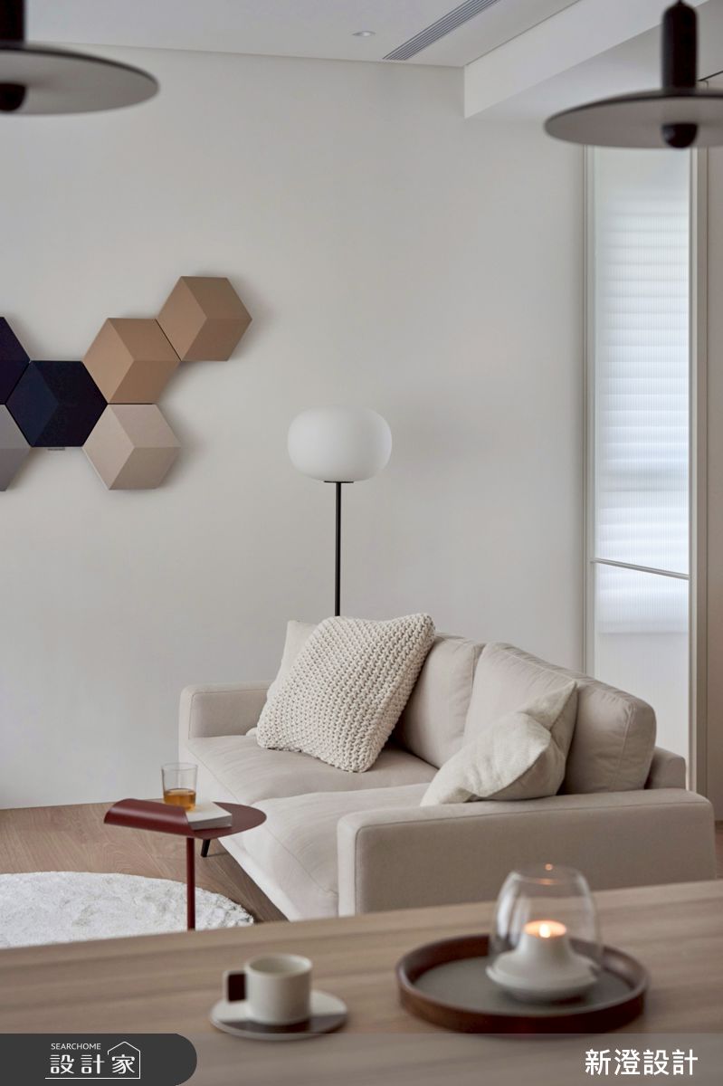 28坪新成屋(5年以下)＿北歐簡約風客廳案例圖片＿新澄設計＿新澄_81之19