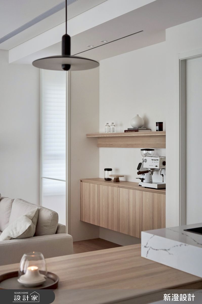28坪新成屋(5年以下)＿北歐簡約風客廳餐廳中島案例圖片＿新澄設計＿新澄_81之20