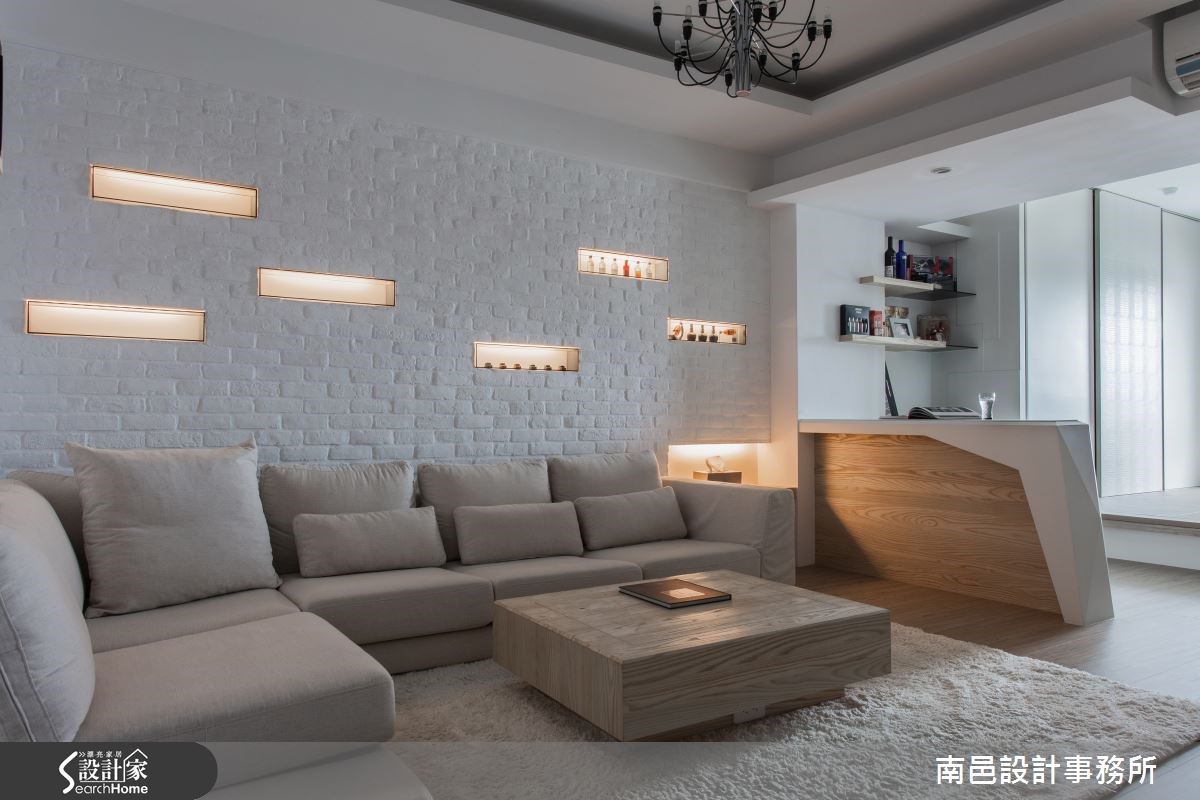 15坪老屋(16~30年)＿現代風客廳書房案例圖片＿南邑設計事務所＿南邑_01之4