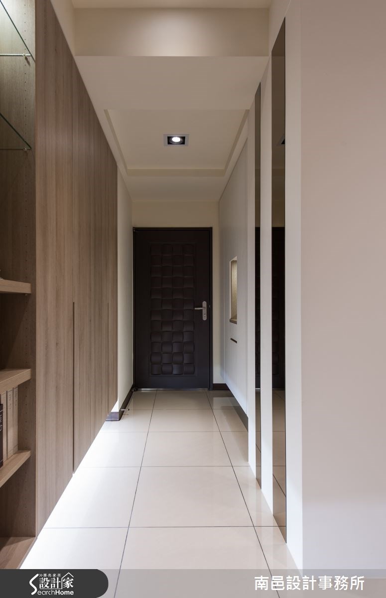 25坪新成屋(5年以下)＿現代風玄關走廊案例圖片＿南邑設計事務所＿南邑_07之1
