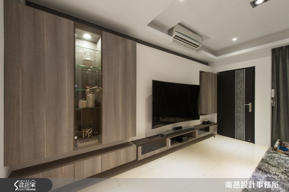 12坪新成屋(5年以下)＿現代風玄關客廳案例圖片＿南邑設計事務所＿南邑_08之1