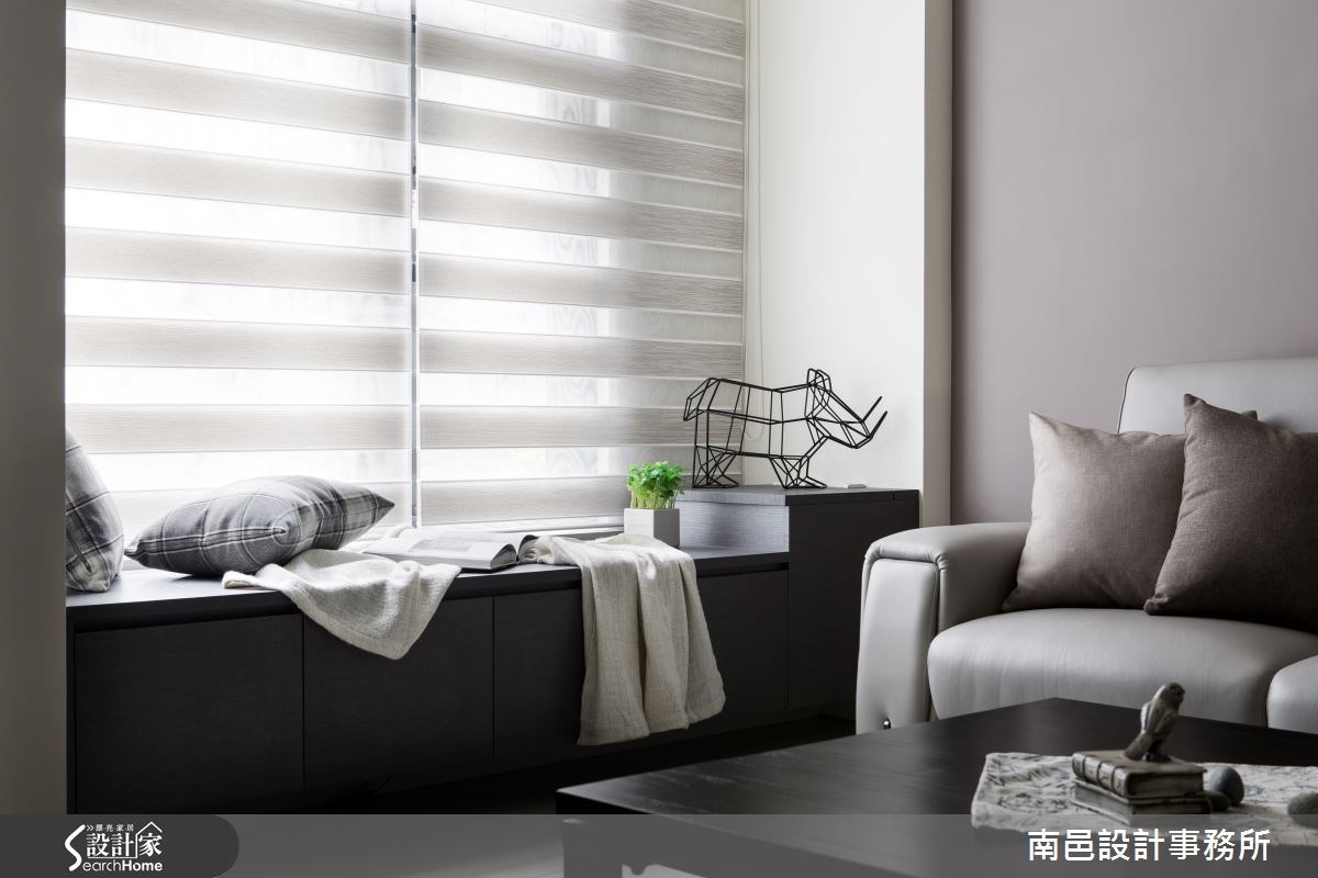 35坪新成屋(5年以下)＿現代風客廳臥榻案例圖片＿南邑設計事務所＿南邑_12之2