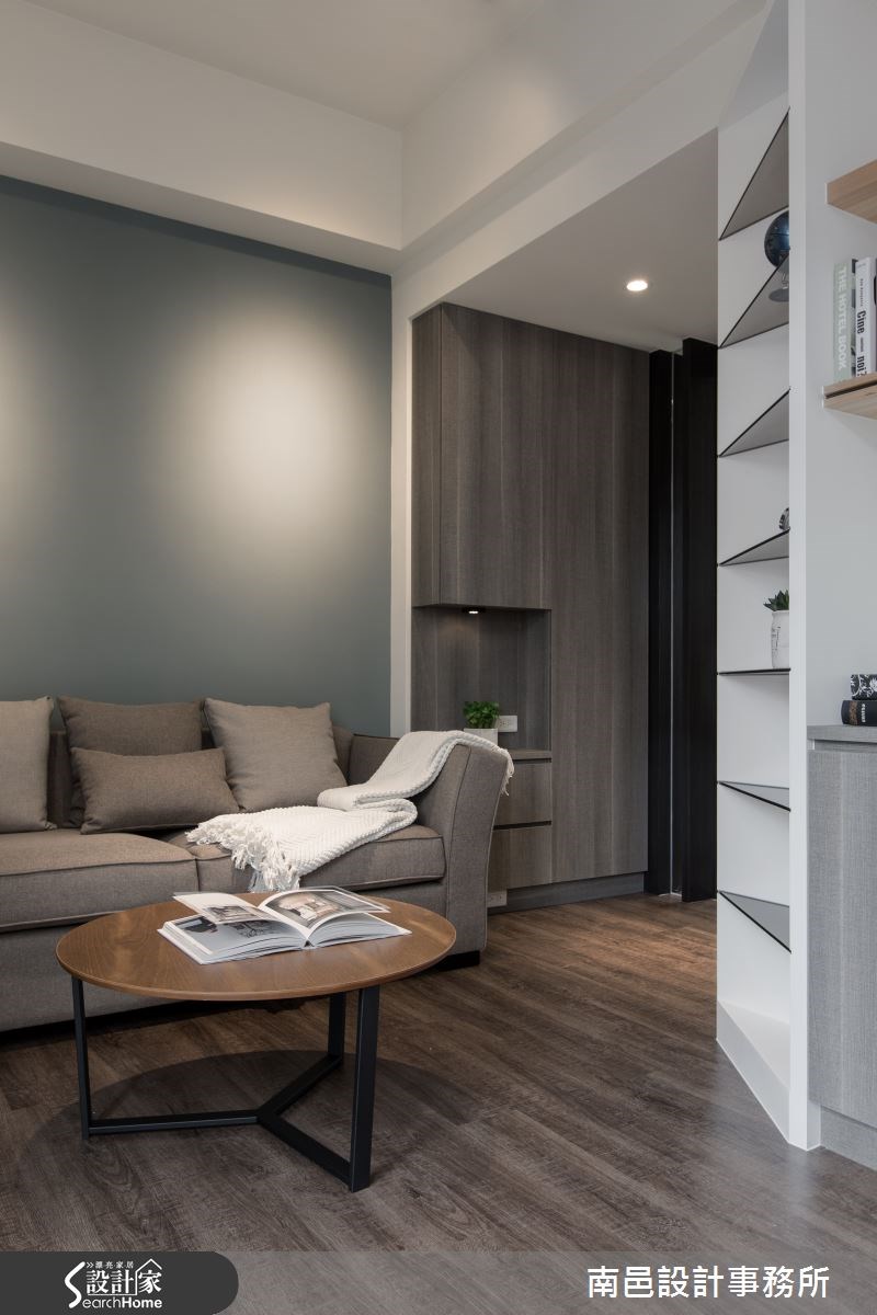 35坪新成屋(5年以下)＿現代風客廳案例圖片＿南邑設計事務所＿南邑_12之12