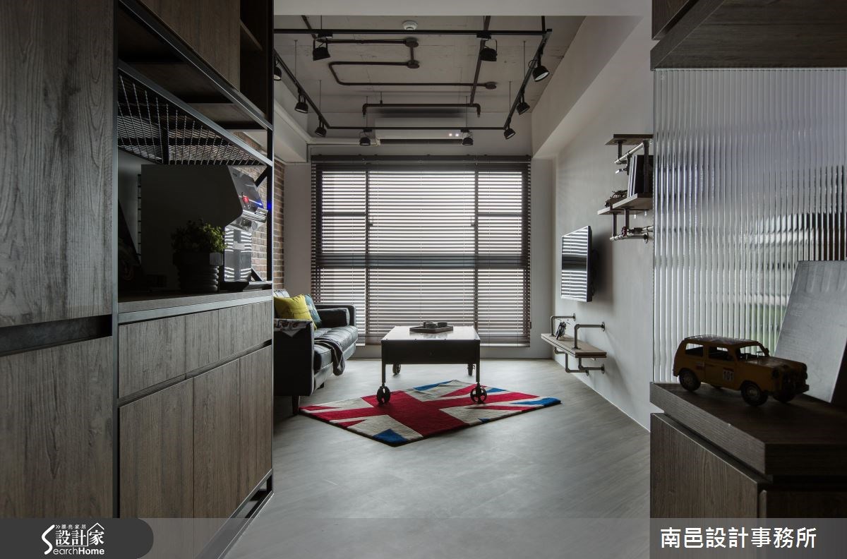 20坪＿工業風客廳案例圖片＿南邑設計事務所＿南邑_14之4