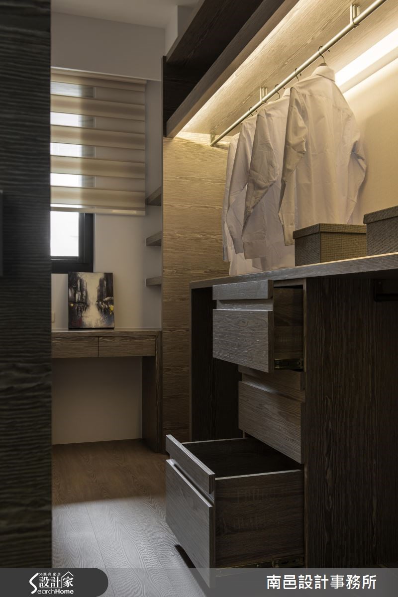 32坪新成屋(5年以下)＿現代風更衣間案例圖片＿南邑設計事務所＿南邑_16之22