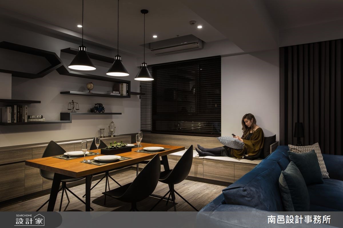 26坪新成屋(5年以下)＿現代風餐廳臥榻案例圖片＿南邑設計事務所＿南邑_19之10