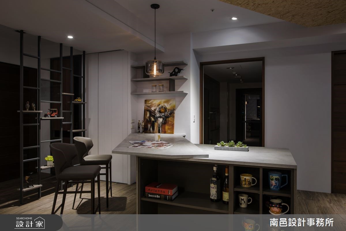 26坪新成屋(5年以下)＿現代風吧檯案例圖片＿南邑設計事務所＿南邑_19之12
