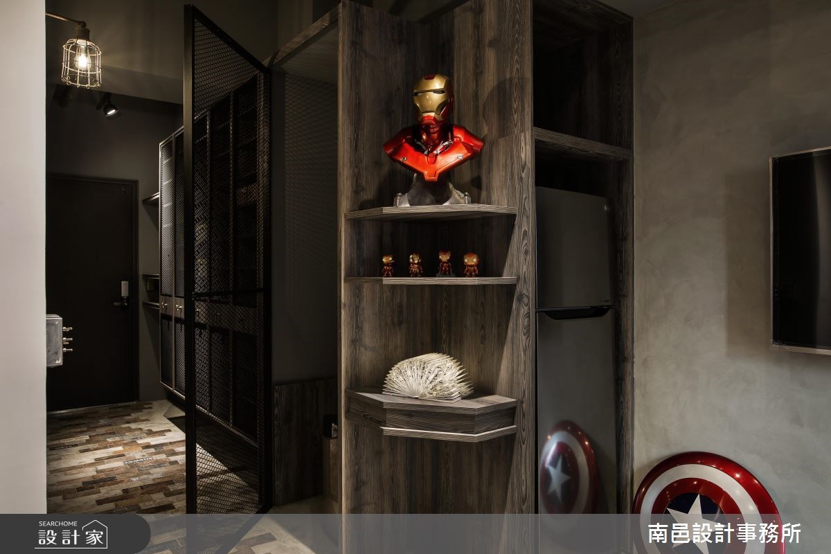 17坪新成屋(5年以下)＿工業風玄關案例圖片＿南邑設計事務所＿南邑_20之1