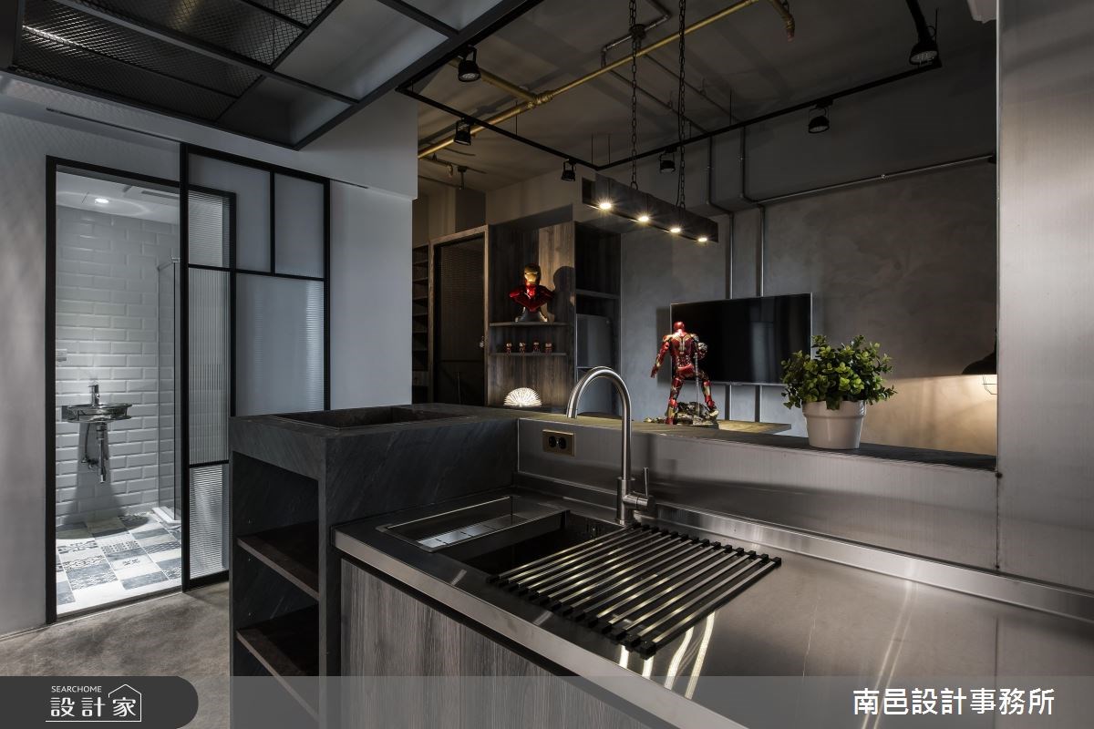 17坪新成屋(5年以下)＿工業風廚房案例圖片＿南邑設計事務所＿南邑_20之11