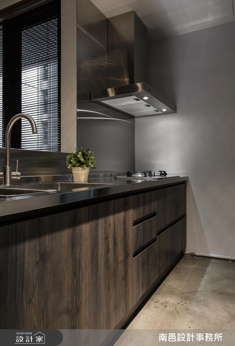17坪新成屋(5年以下)＿工業風廚房案例圖片＿南邑設計事務所＿南邑_20之12