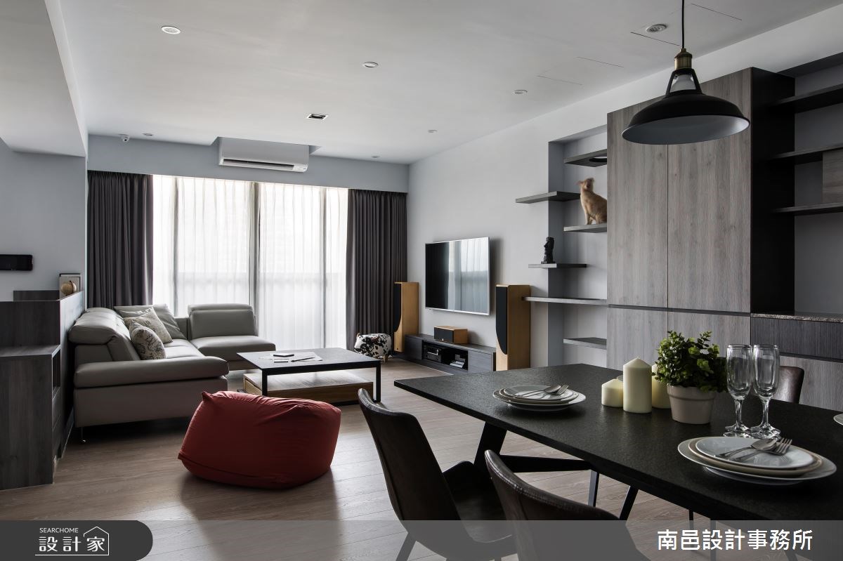 30坪新成屋(5年以下)＿現代風客廳案例圖片＿南邑設計事務所＿南邑_21之2