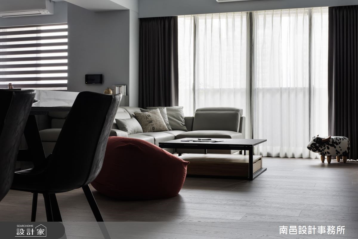30坪新成屋(5年以下)＿現代風客廳案例圖片＿南邑設計事務所＿南邑_21之3