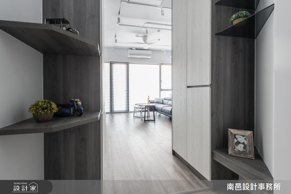 25坪新成屋(5年以下)＿現代風玄關案例圖片＿南邑設計事務所＿南邑_24之1