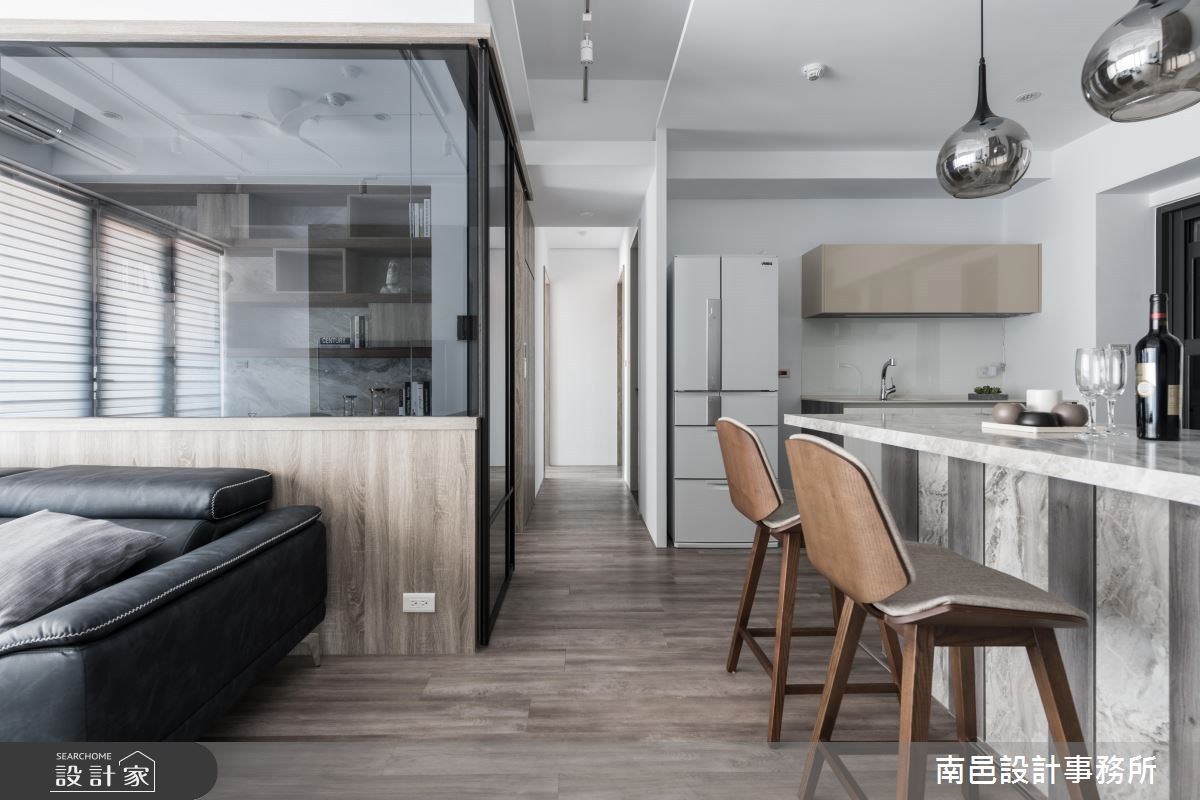 25坪新成屋(5年以下)＿現代風走廊案例圖片＿南邑設計事務所＿南邑_24之10