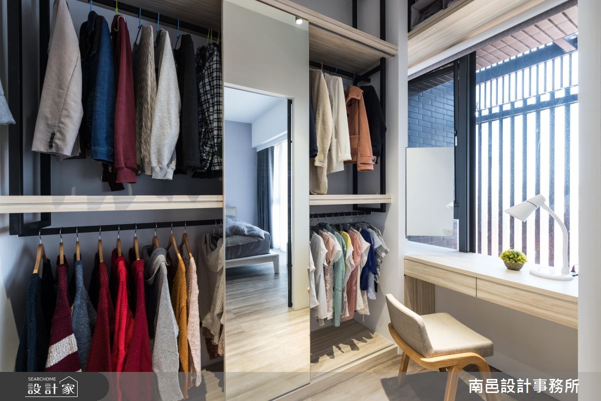 25坪新成屋(5年以下)＿現代風更衣間案例圖片＿南邑設計事務所＿南邑_24之16