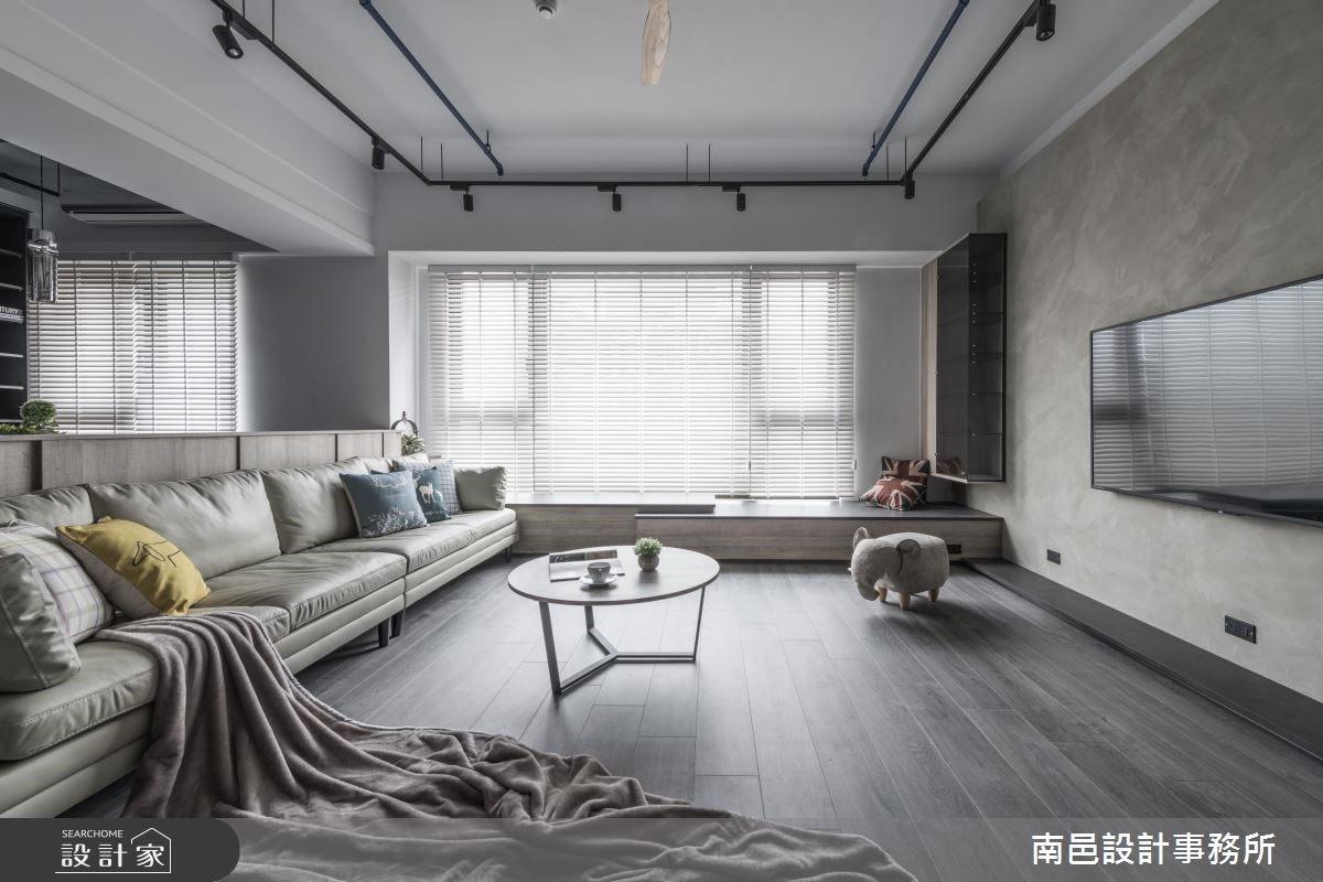 45坪新成屋(5年以下)＿現代風客廳案例圖片＿南邑設計事務所＿南邑_25之3