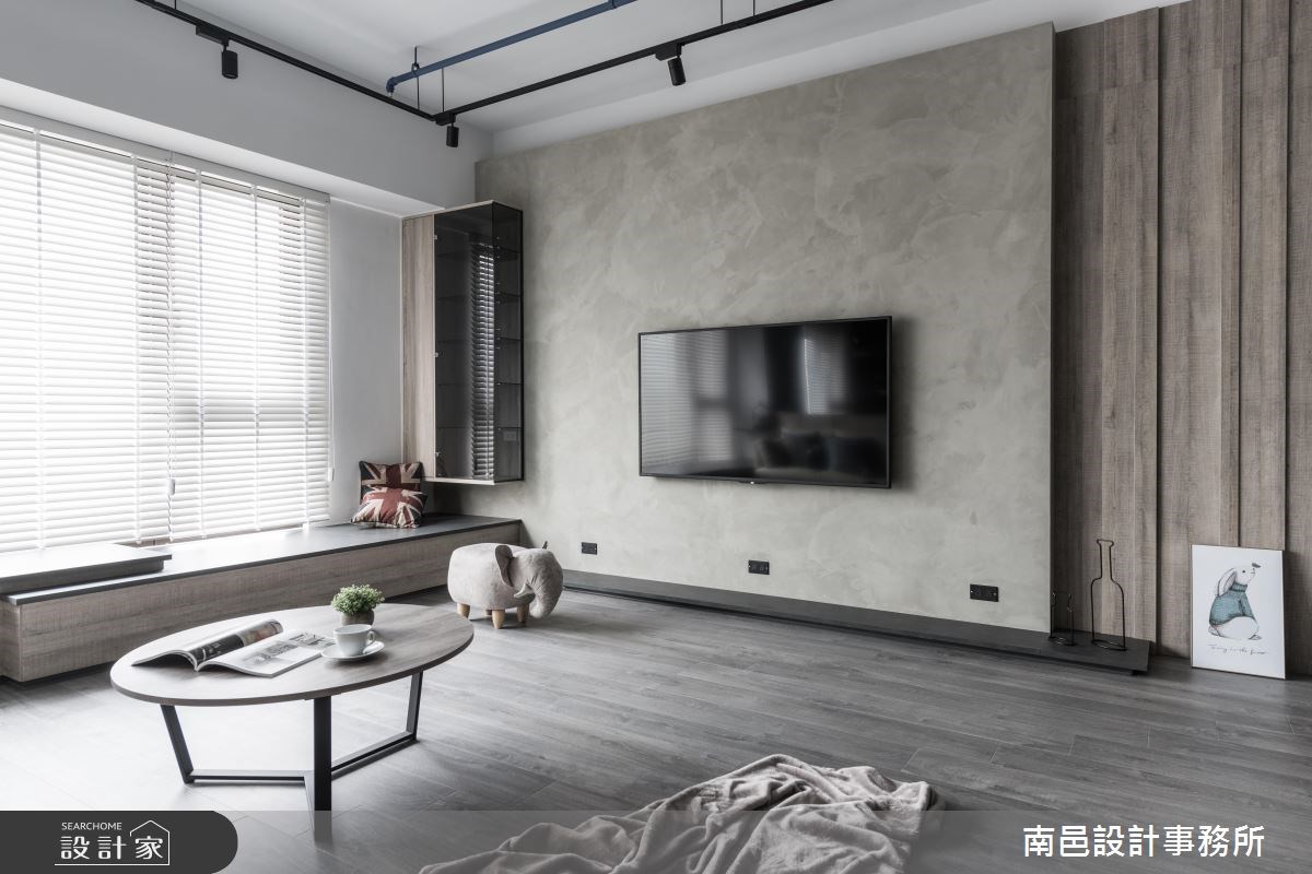 45坪新成屋(5年以下)＿現代風客廳案例圖片＿南邑設計事務所＿南邑_25之4