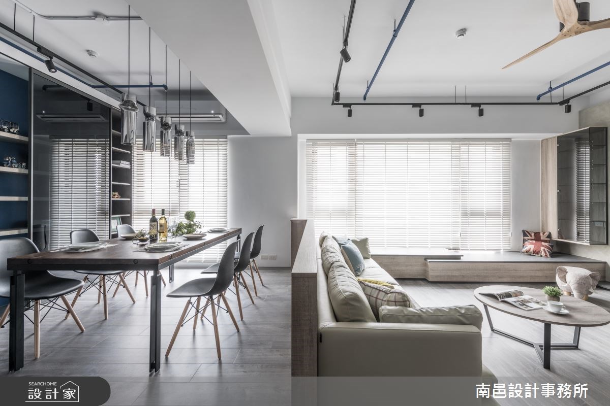 45坪新成屋(5年以下)＿現代風客廳餐廳案例圖片＿南邑設計事務所＿南邑_25之7