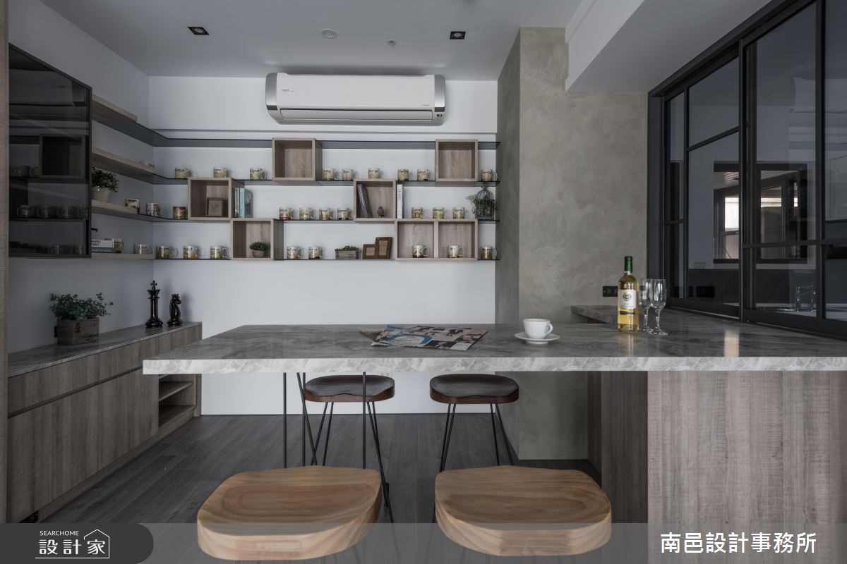 45坪新成屋(5年以下)＿現代風吧檯案例圖片＿南邑設計事務所＿南邑_25之12