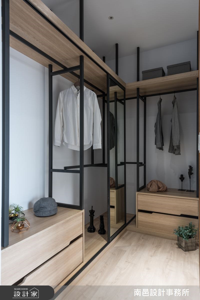 45坪新成屋(5年以下)＿現代風更衣間案例圖片＿南邑設計事務所＿南邑_25之13
