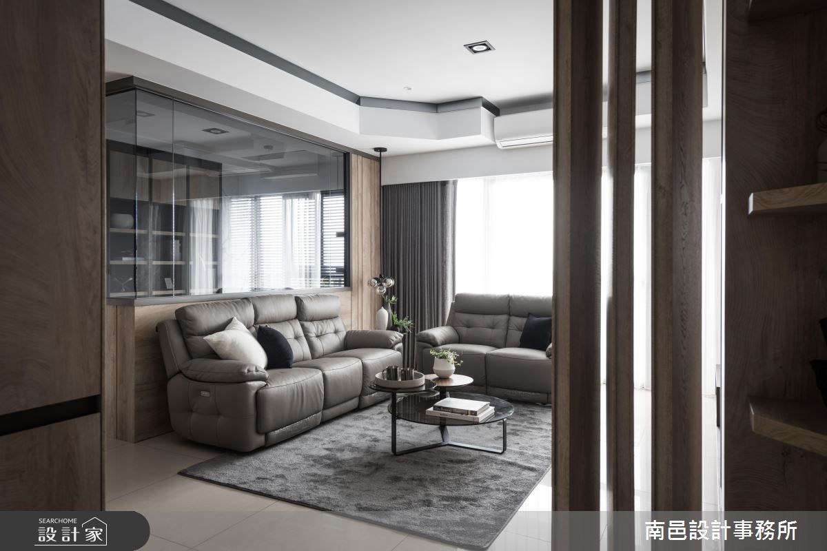 32坪新成屋(5年以下)＿現代風客廳案例圖片＿南邑設計事務所＿南邑_27之1