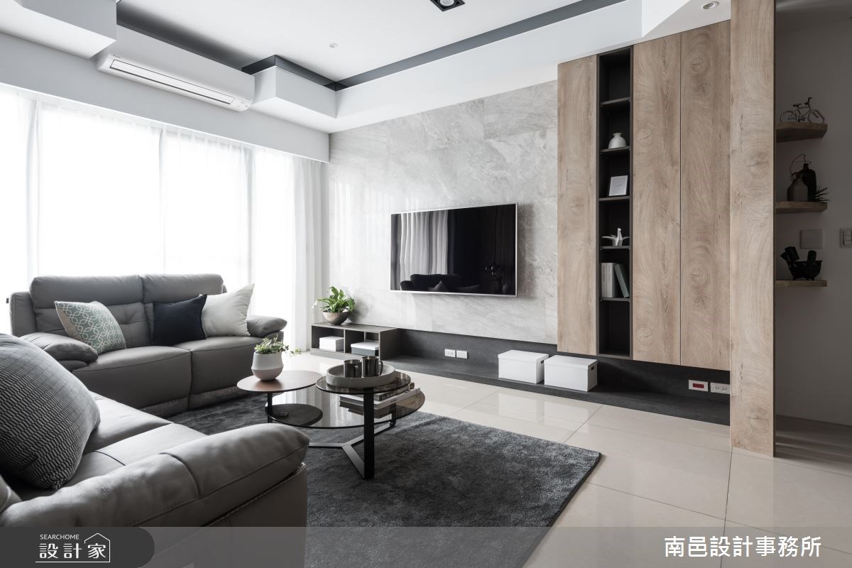 32坪新成屋(5年以下)＿現代風客廳案例圖片＿南邑設計事務所＿南邑_27之4