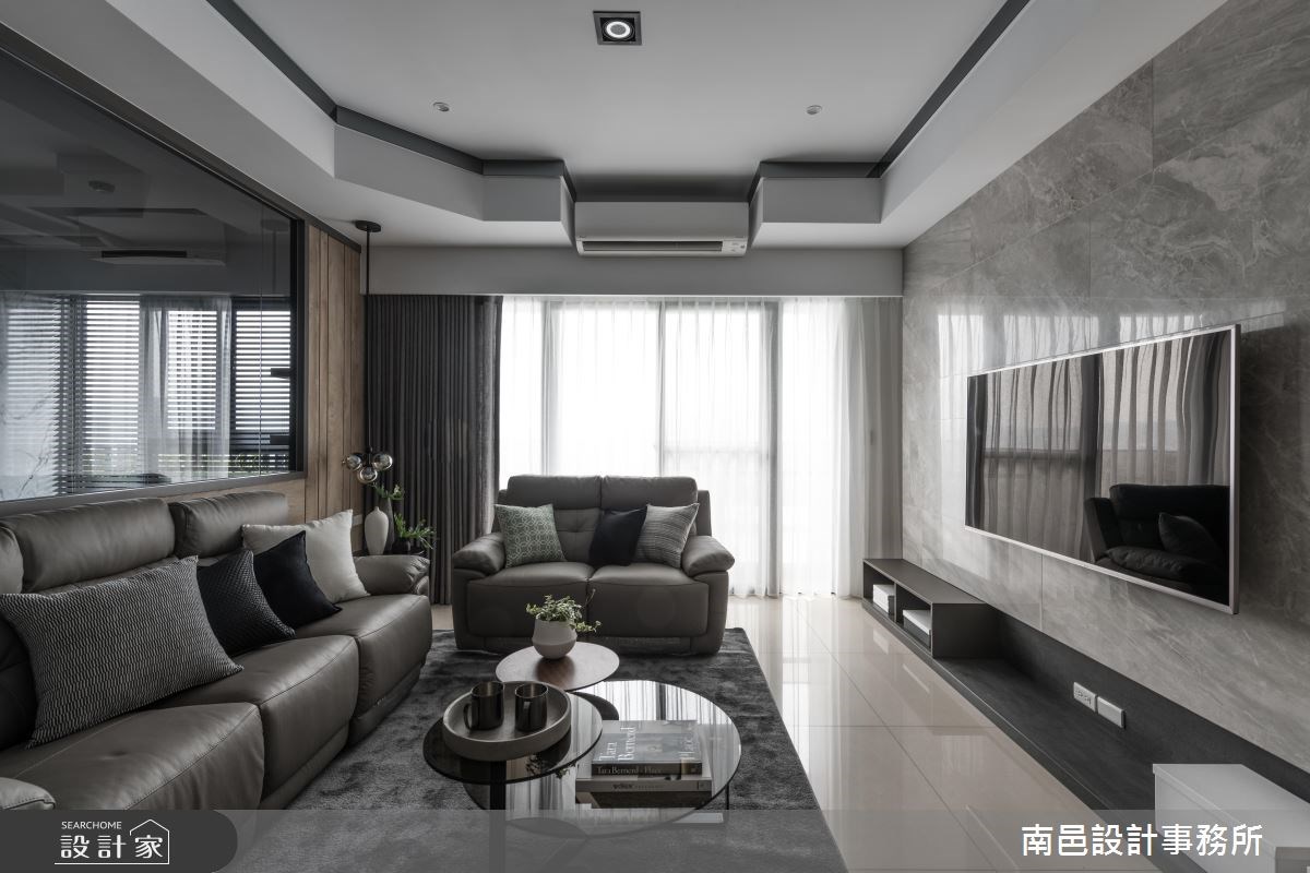 32坪新成屋(5年以下)＿現代風客廳案例圖片＿南邑設計事務所＿南邑_27之3