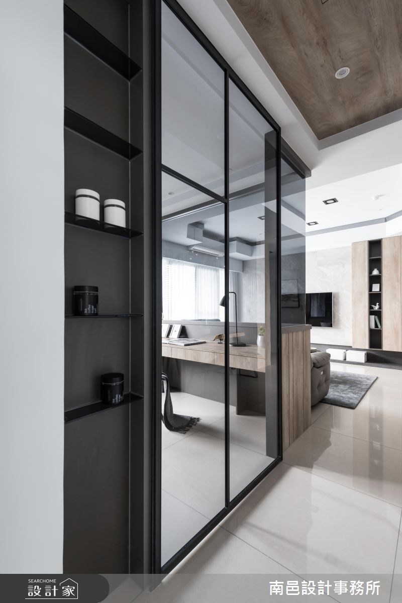 32坪新成屋(5年以下)＿現代風走廊案例圖片＿南邑設計事務所＿南邑_27之12