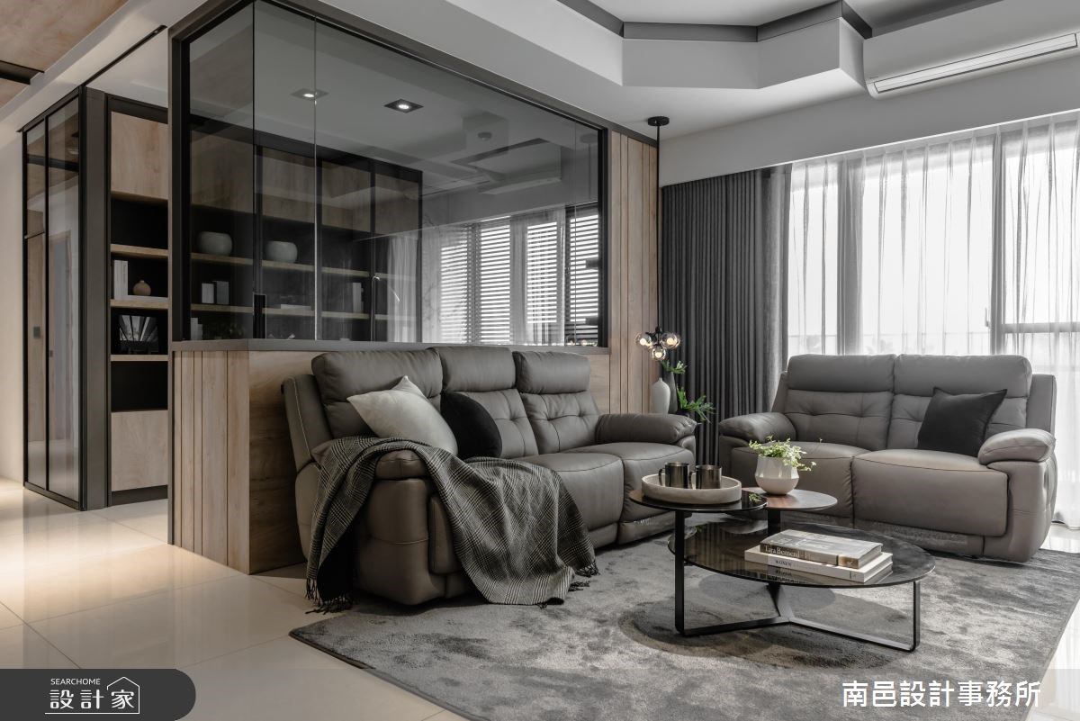 32坪新成屋(5年以下)＿現代風客廳案例圖片＿南邑設計事務所＿南邑_27之2