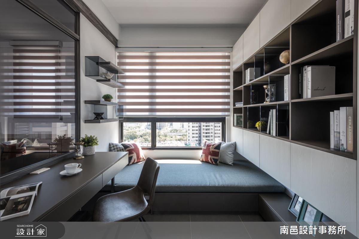 32坪新成屋(5年以下)＿現代風書房臥榻案例圖片＿南邑設計事務所＿南邑_28之15