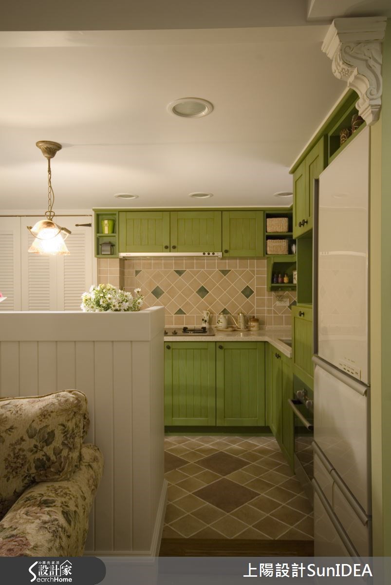 10坪預售屋＿鄉村風廚房案例圖片＿上陽設計＿上陽_01之5